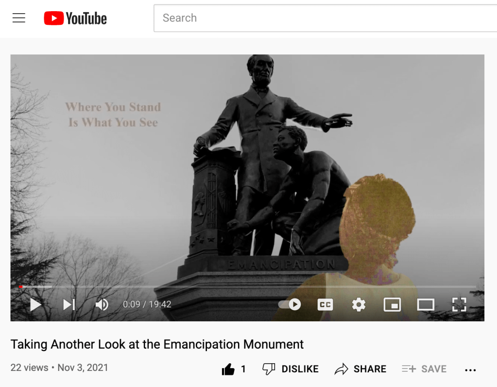 Taking another look at the Emancipation Monument