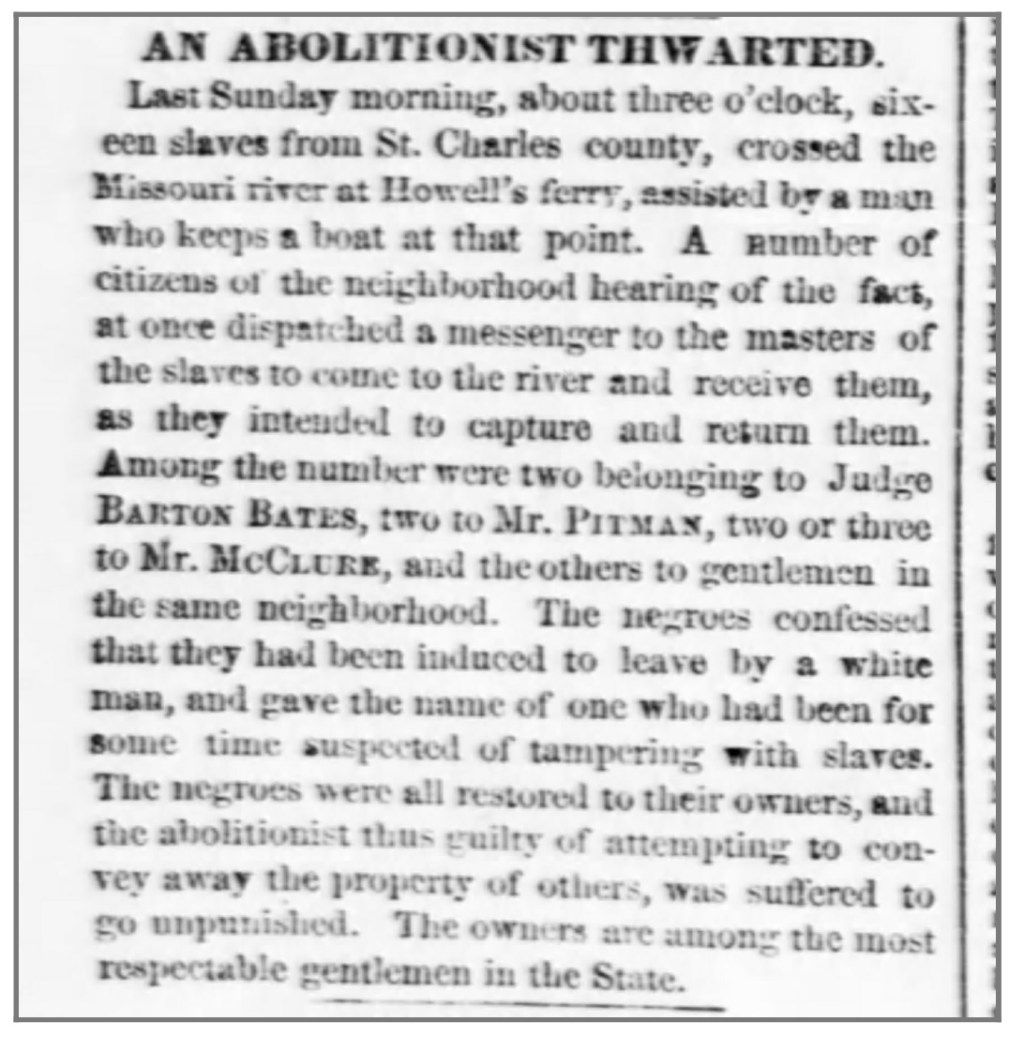 Howell’s Ferry Crossing