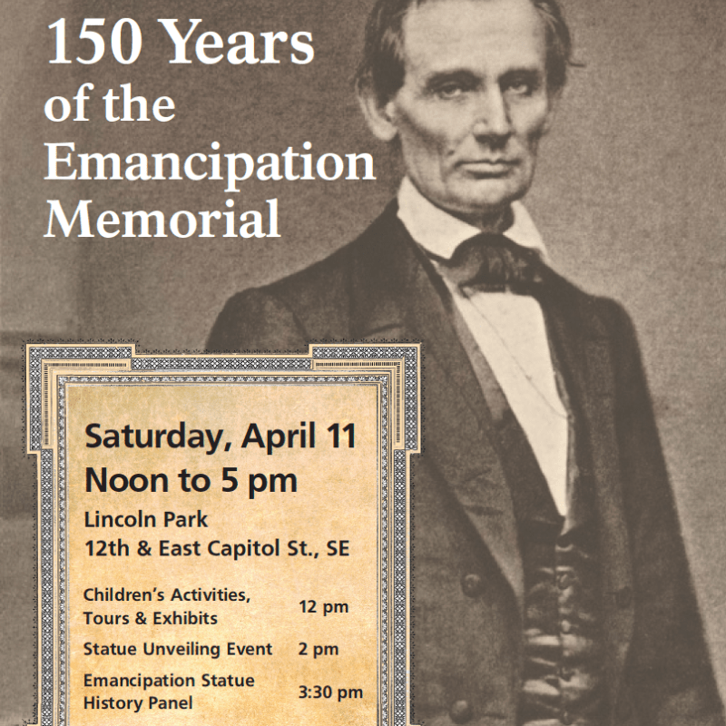 The 150th Anniversary of the Emancipation&nbsp;Memorial